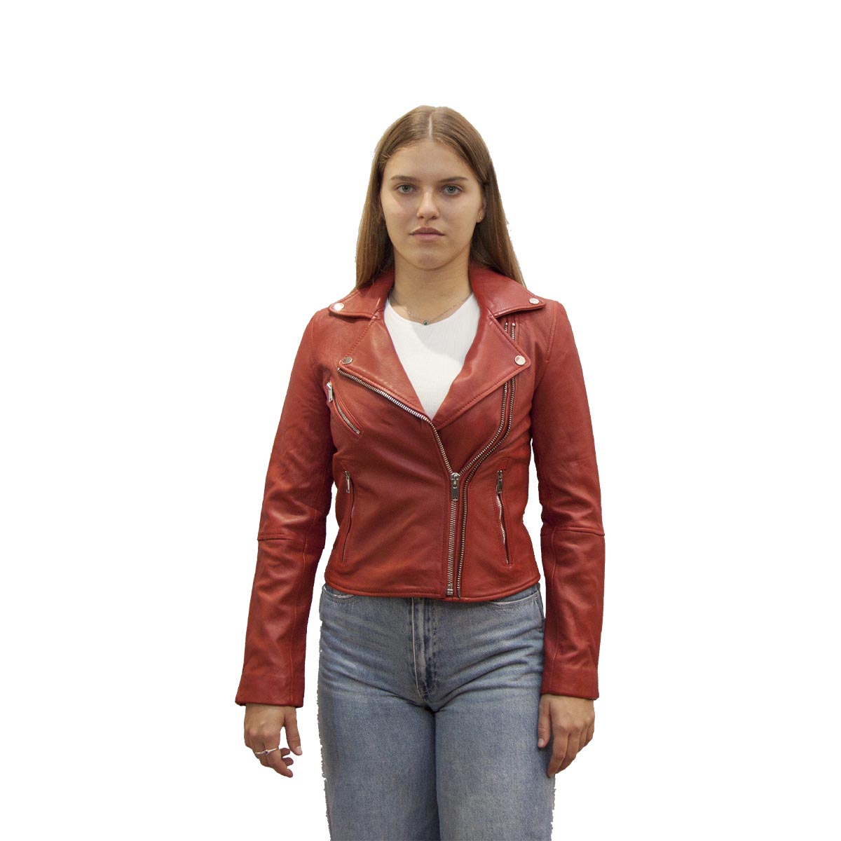 12a leather women jacket